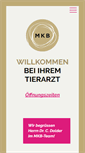 Mobile Screenshot of mkb-kleintierzentrum.ch